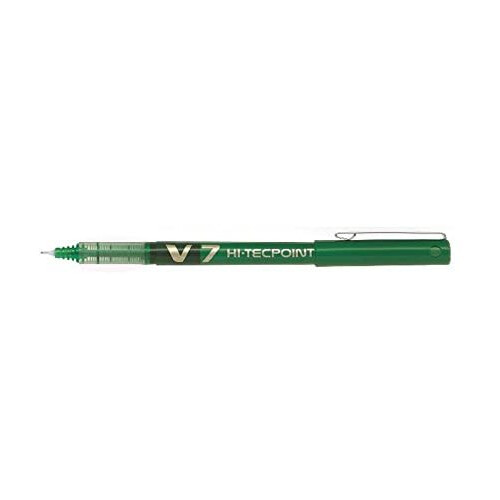 Pilot Hi-Tecpoint V7 Liquid Ink Paste Medium Green (Pack of 6 2