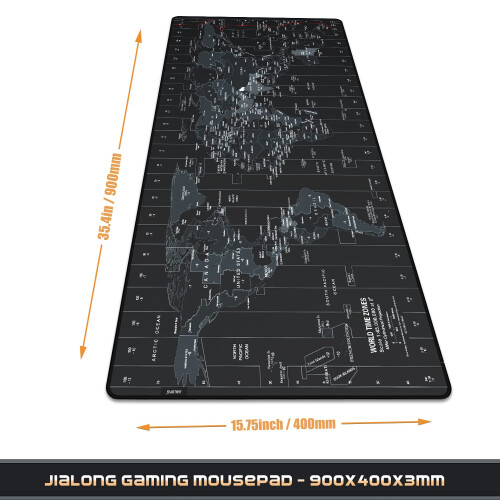JIALONG Gaming Mouse Mat Large, Water Resistent, Non-slippery Rubber Base 1