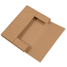 Aviditi Brown Kraft Easy-Fold postkasser 12 x 10 1/2 x 2 tommer Pakke med 50 Knusningssikker til forsendelse forsendelse og opbevaring