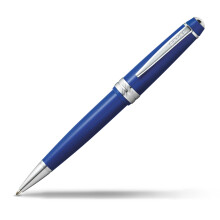 Cross Bailey Light Navulbalpen Gepresenteerd in een Cadeauverpakking - Medium Punt, Zwart Inkt, Gepolijst Blauw