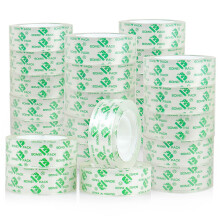 BOMEI PACK Kristallinkirkas lpinkyv teippi tyttrullat annostelijalle 24 rullaa Value Pack 3/4 in x 1000 in 1 tuumaa Core Lahjapakkausteippi toim