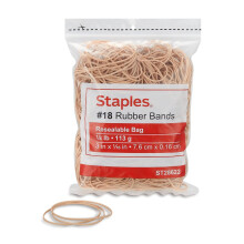 Staples 646090 Economische Rubber Bands Maat #18