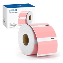 POLONO 2.25"x1.25" Direct Thermal Labels, Perforated Sticker Labels voor Adres, UPC Barcodes, Geschikt voor Zebra,Dymo