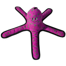 TUFFY - El juguete suave para perros ms tuffy del mundo - Pulpo criatura ocenica - Chirriadores - Mltiples capas. Hecho duradero, fuerte y res