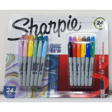 Sharpie Variëteit Met Mystic Gems en Kernkleuren Fijne Punt 24ct Assortiment