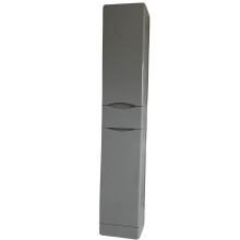 (Cabinet 1800) Handleless Bathroom High Gloss Light Grey Wall Hung Vanity Unit Sink Cabinet Basin Storage Furniture Door Toilet (Copy)