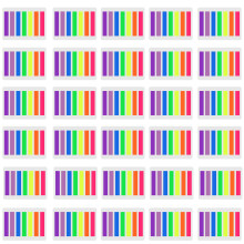 SIQUK 4200 Stuks Vlag Tabs Gekleurde Pagina Markers Sticky Index Tabs Pagina Vlaggen 30 Sets 7 Kleuren