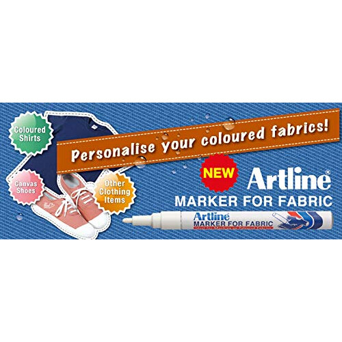 Artline Weier permanenter Stoffmarkerstift fr Kleidung (2 Marker) 1