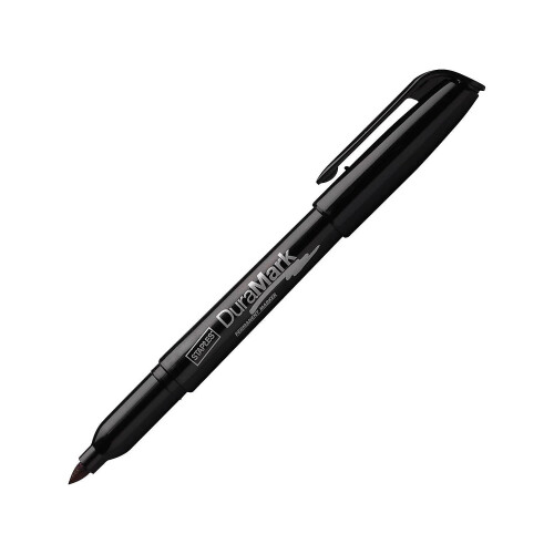 Staples STAPLES 910000 Duramark Permanent Markers Fine Point Black 12/Pack (20468-Cc) 2