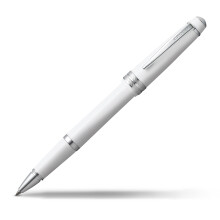 Cross Bailey Light Polished Resin Refillable Gel Ink Rollerball Pen Medium Rollerball Includes Premium Gift Box - Glossy White