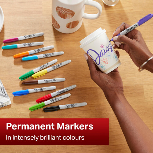 Sharpie Sharpie Permanent Marker Set | Exclusive Colour Assortment | Fine & Ultra Fine Points | 28 Count 1