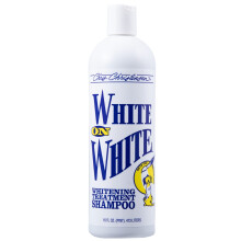 Chris Christensen Shampoo per cani con trattamento sbiancante White on White (16 OZ)