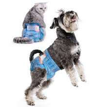Bl?de hundebleer til k?ledyr Hundebleer til engangshunde kattebleer til hunkatte Hvalpeble 8 stk.