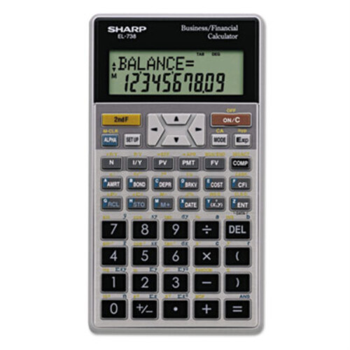 Sharp EL-760RBBL Bärbar Kalkylator, KALKYLATOR, Skrivbord, BE