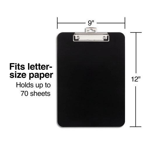 Staples Staples 951060 Plastic Clipboards Sort 6/Pak (23143) 2