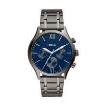 Montre Fenmore multifonction de taille moyenne en acier inoxydable fum