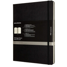 Moleskine - Pro Project Planner, Professional Planner and Notebook for Objectives, Productivity Diary for Projects and Project Management, Hard Cover,