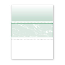 DocuGard Groene Marmer Middel Check, 8.5 x 11 Inch, 24 lb, 500 Vellen, 1 Check Per Vel (04510)