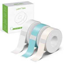NELKO Original P21 Etikettendrucker-Band, angepasstes Etikettendruckpapier, 14 x 40 mm (0,55 Zoll x 1,57 Zoll), standardmiger laminierter Etike