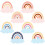 YHNTGB 192 PCS Boho Rainbow -nimilaput 1
