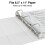 Staples Staples Standaard 1 3-Ring View Binder, Teal 4