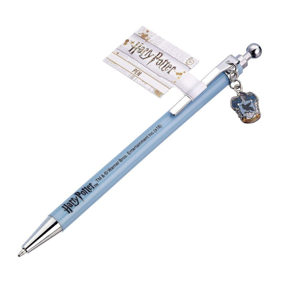 (Ravenclaw) Harry Potter House Pen with Charm