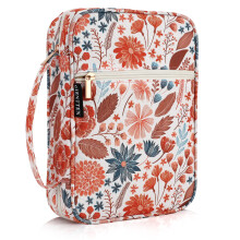 Gientten Couverture biblique pour femme avec impression de fleurs - Sac biblique - Housse d'tude pour Bible - Couverture de livres bibliques pou