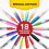 Sharpie Sharpie Permanent Marker Set Limited Edition Colour Assortment 18 Pack 2