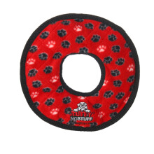 TUFFY - World's Tuffest Soft Dog Toy - NO Stuff Ring - Squeakers - Multiple Layers. Made Durable Strong & Tough. Interactive Play Tug Toss & Fetch.