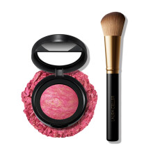 LAURA GELLER NEW YORK Baked Blush-n-Brighten Marbleized Rouge + abgewinkelter Pinsel (07 Sunlit Rose 47 mm)