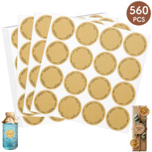 560 stks 2 inch Label Stickers Kerstcadeau Label Stickers Naamlabels Zelfklevende Beschrijfbare Universele Labels voor Mason Potten Deksels Inblikken