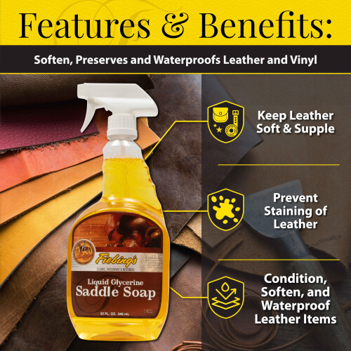 Fiebings Liquid Glycerine Saddle Soap Spray 946ml 2