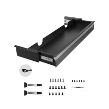VEVOR 33" Breiter Schubladen-Auszug unter dem Tisch, versteckter Desktop-Organizer