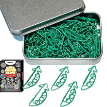S?de papirclips 60 STK ?rteformede papirclips Dyrebogm?rker Clips Assorterede farver Sjove kontorgaver til kvinder M?nd Kolleger L?rere Studerend