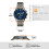 Fossil Fenmore mellemst?rrelse multifunktionsur i rustfrit st?l 2