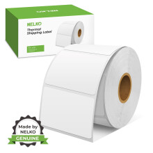 Etichette autoadesive con codici a barre autoadesive per etichette termiche dirette originali Nelko, compatibili con le stampanti per etichette N