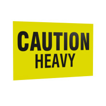 Kenco 3"""" X 5"""" Let op zware fluorescerende verzendlabelstickers voor verzending en verpakking -500 zelfklevende etiketten per rol