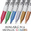 Sharpie SHARPIE Metallic Permanent Markers Fine Point Silver 2 Count 2