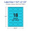 Avery Printable Oval Labels, 1-1/2" x 2-1/2", Bright Blue, 720 Total, Laser/Inkjet 5