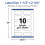 Avery TrueBlock Matte White Rectangular Labels, 1.5" x 2.75", 250 Stuks, Print-to-The-Edge, Laser/Inkjet 5