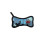 VIP PRODUCTS TUFFY Junior Bone  Durable Dog Toy Camo Blue  Bone 1