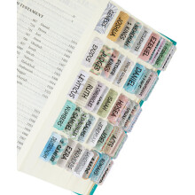 Mr. Pen Bijbel Tabs - 75 Gelamineerde Tabs voor Oude & Nieuwe Testament