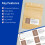 Avery TrueBlock Matte White Rectangle Labels 2" x 3", 200 Count, Print-to-The-Edge 2
