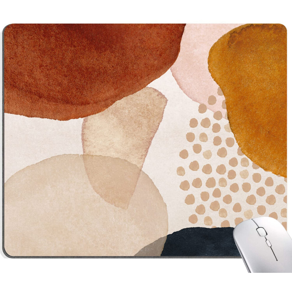 Kuosgm Mouse Pad Premium-Textured Mouse Mat Non-Slip Rubber Base Mousepad For Laptop Computer & Pc 9.5?7.9 In Abstract Art 708936849983