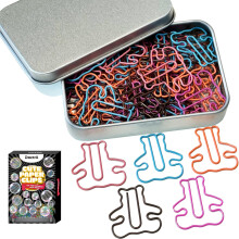 S?de papirclips 60 STK Bj?rneformede papirclips Dyrebogm?rker Clips Assorterede farver Sjove kontorgaver til kvinder M?nd Kolleger L?rere Studere