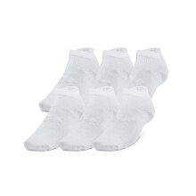 Under Armour Unisex-Adult Essential Low Socks 6 csomag (100) fehr/fehr/halo szrke kzepes