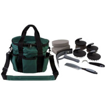 7,5""""Lx10,5""""Bx10""""H Hilason 10 Stk. Premium-Pflegeset fr graue Pferde Hunter Green B