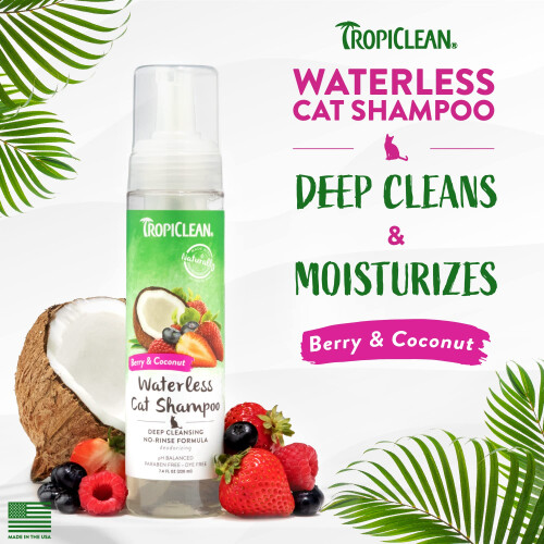 Tropiclean Waterless Cat Shampoo Deep Clean 220ml 1