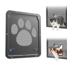 NAMSAN Cat Screen Oven lpp aukeaa 8 x 10 tuumaa kissan ovi nytn ovelle Magneettinen itsestn sulkeutuva pieni lemmikki ovi liukuovelle ikkunan i