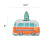 Outward Hound Hide A Surf Van Plush Dog Toy Puzzle 5